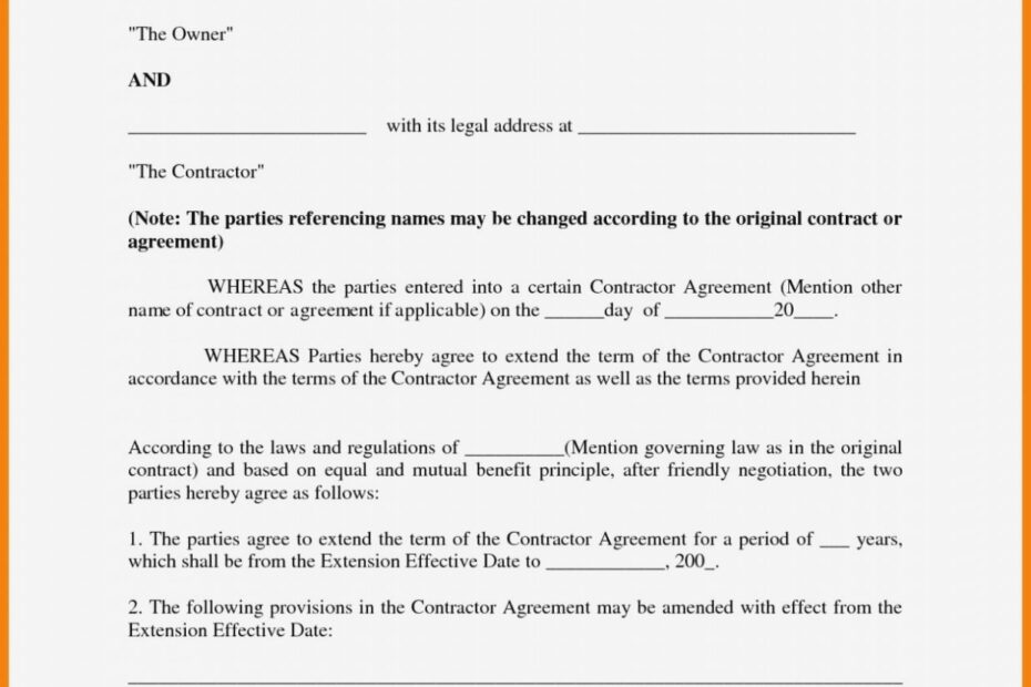 Free Printable Agreement Forms Printable Forms Free Online