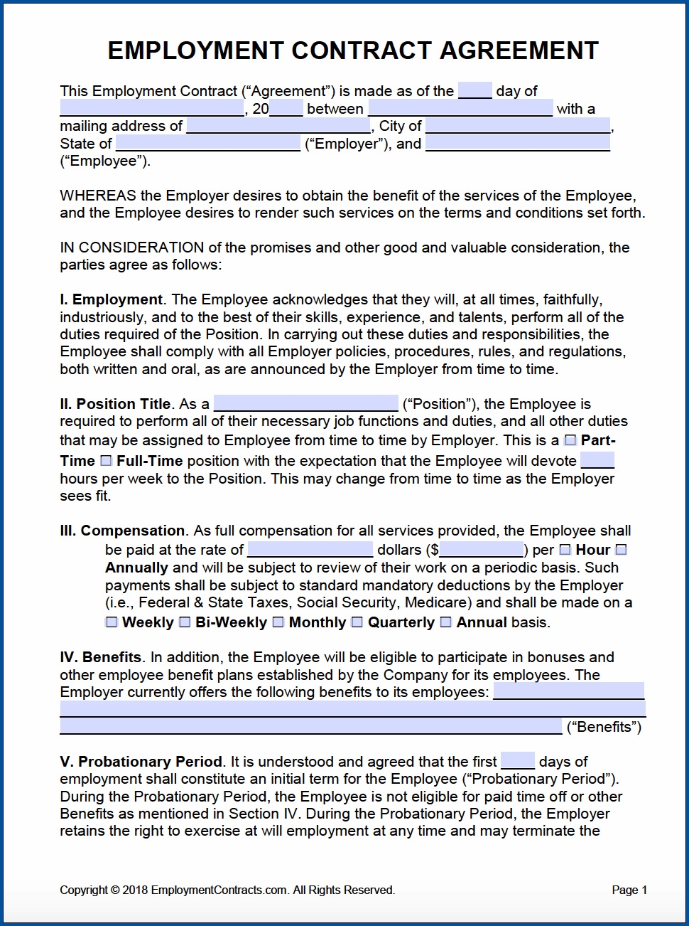 Free Printable Contract Labor Agreement Form Printable Forms Free Online