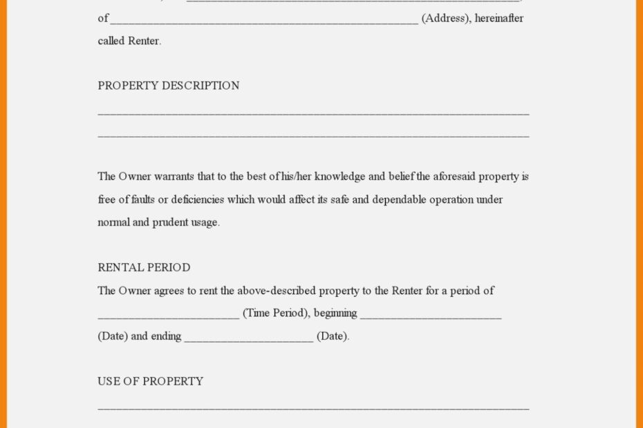 Free Printable Contracts Free Printable