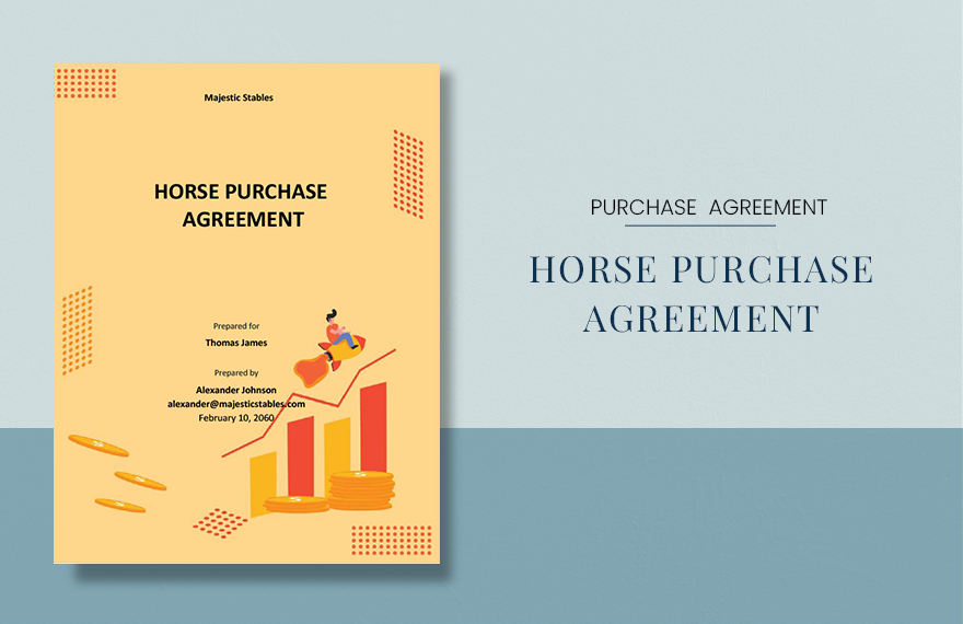 Horse Purchase Agreement Template In Word PDF Google Docs Pages 