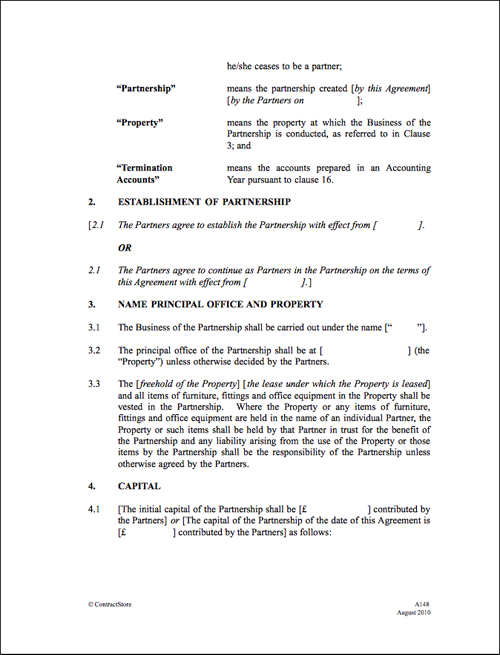Partnership Dissolution Agreement Form Free Printable Documents