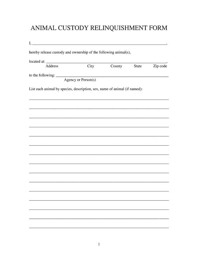 Pet Ownership Agreement Printable Dog Transfer Of Ownership Form 