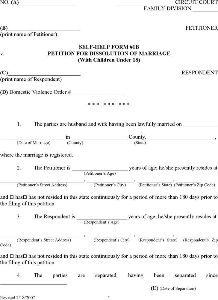 Printable Divorce Form Philippines Printable Forms Free Online