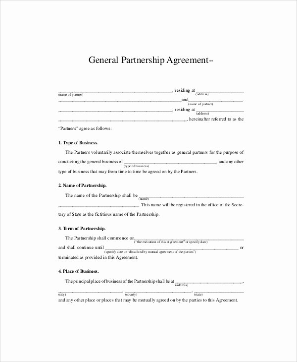 Printable Shared Well Agreement