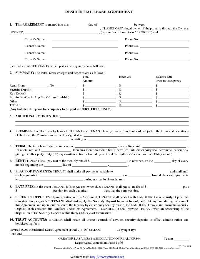 Printable Trailer Rental Agreement Template