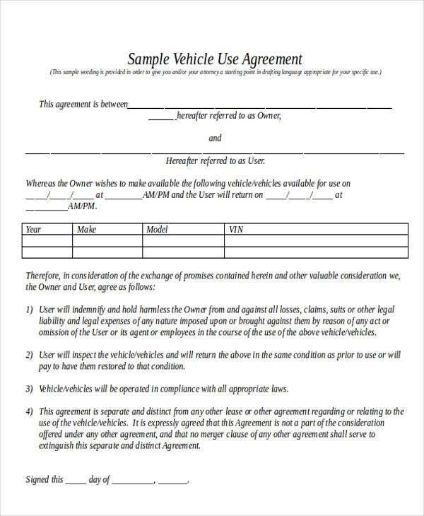 Printable Trucking Company Owner Operator Lease Agreement Form Pdf 