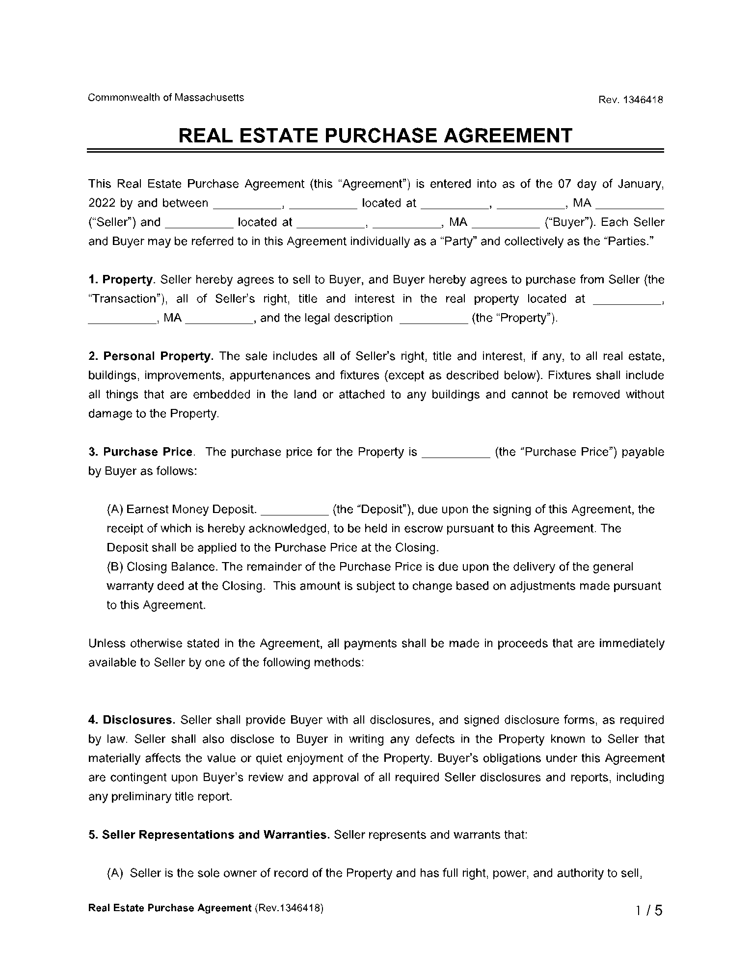 Purchase Agreement Template 20 Free Forms CocoDoc