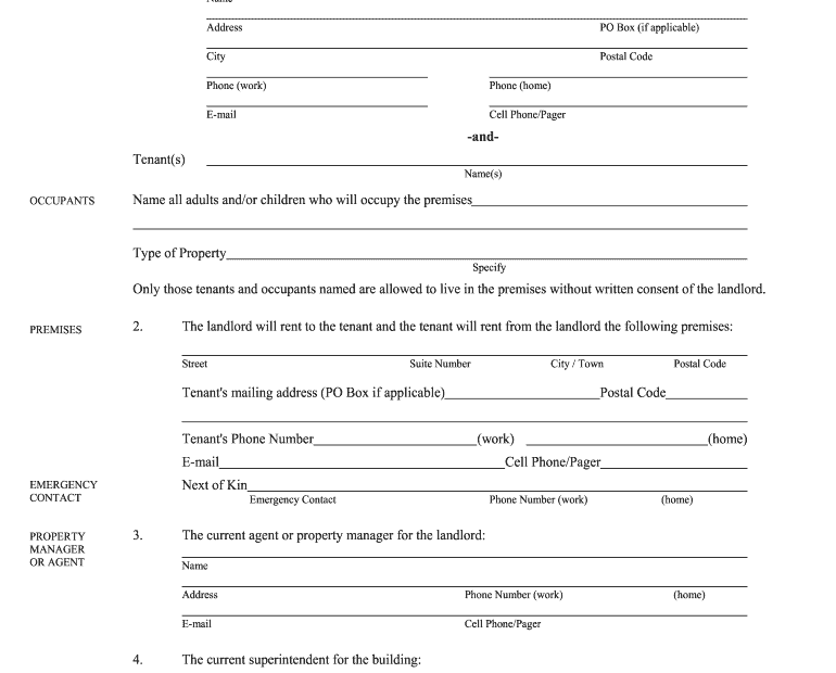 Rent To Own Agreement Ontario Template Get What You Need For Free